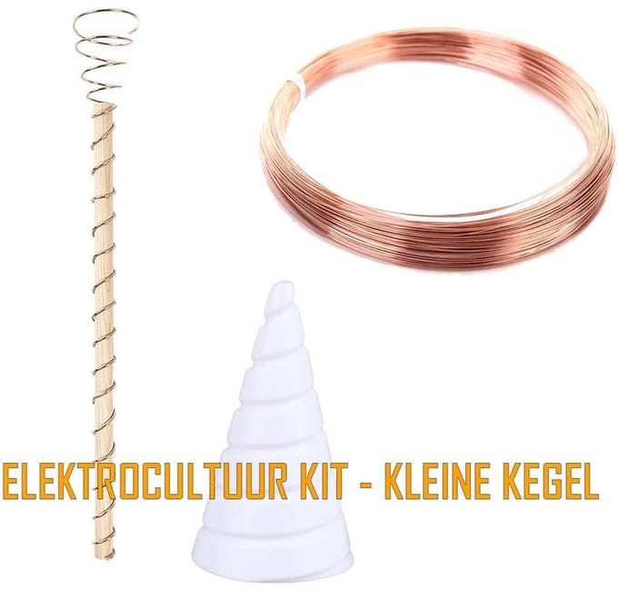 Elektrocultuur Kit – Kleine Fibonacci Kegel