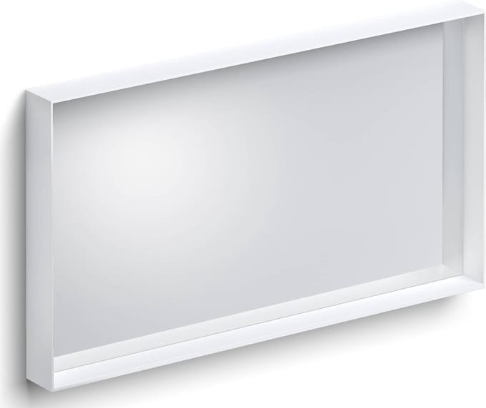 Clou Look at Me spiegel, 90cm, met omlijsting, mat wit