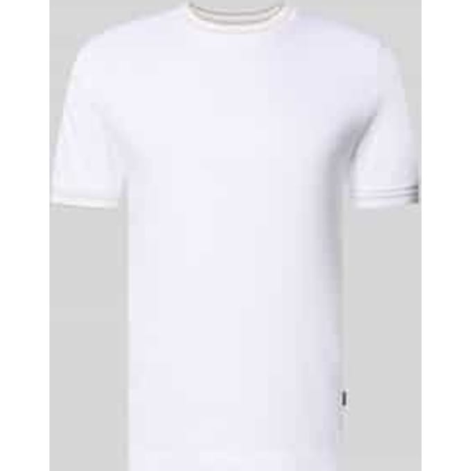 Slim Fit t-shirt van zuivere katoen model 'Tessler 195'