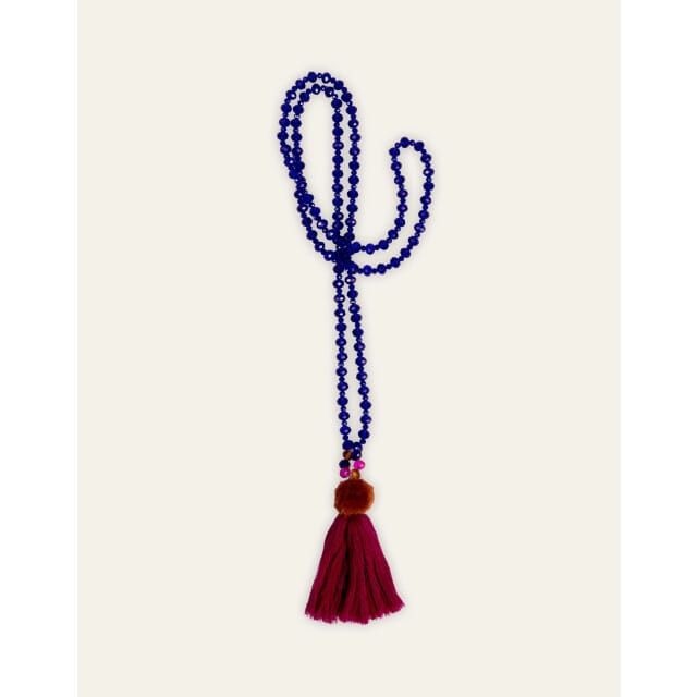Oilily Ketting Pom & Tassel- maatOne size Blauw