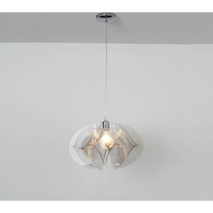 Holländer Hanglamp Lucia, filigrane kap bruin/helder