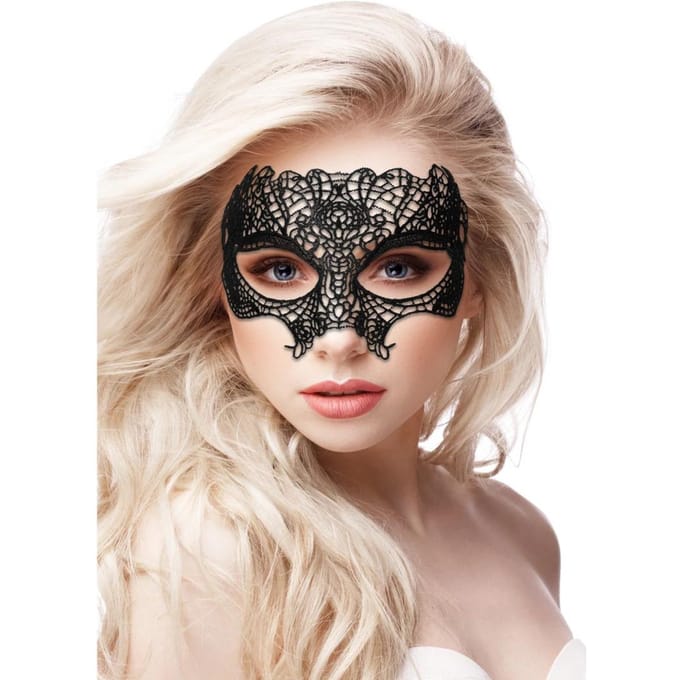 Princess Black Lace Mask - Zwart