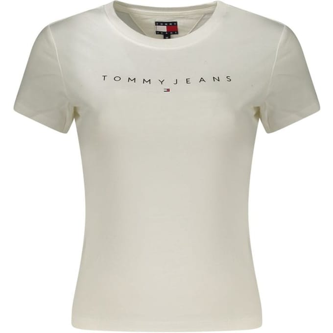 Tommy Hilfiger Tjw Slim Linear Tee Ecru Größe: M | Hemden Outlet | Damen | Braun