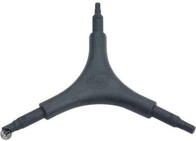 Pro Y-Drie-armsleutel Inbus 2/2,5/3 mm zwart