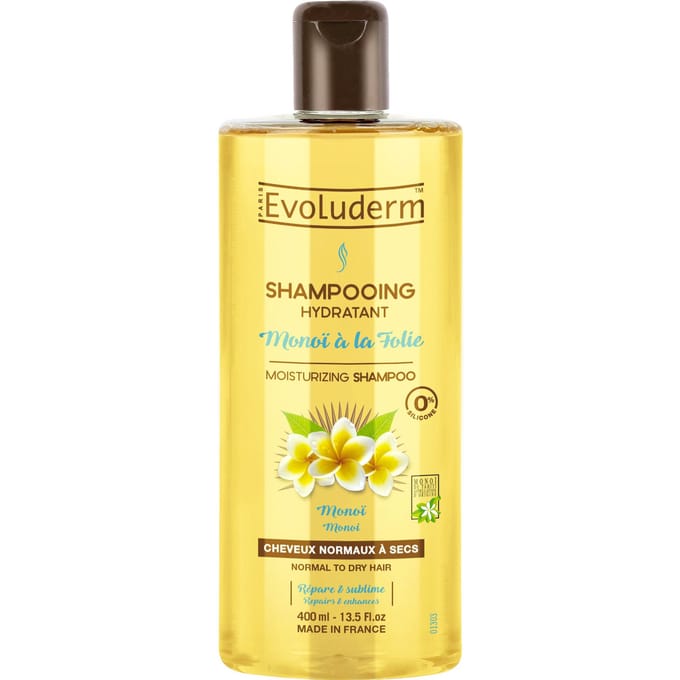 Evoluderm Moisturizing Shampoo Monoi A La Folie 400 ml