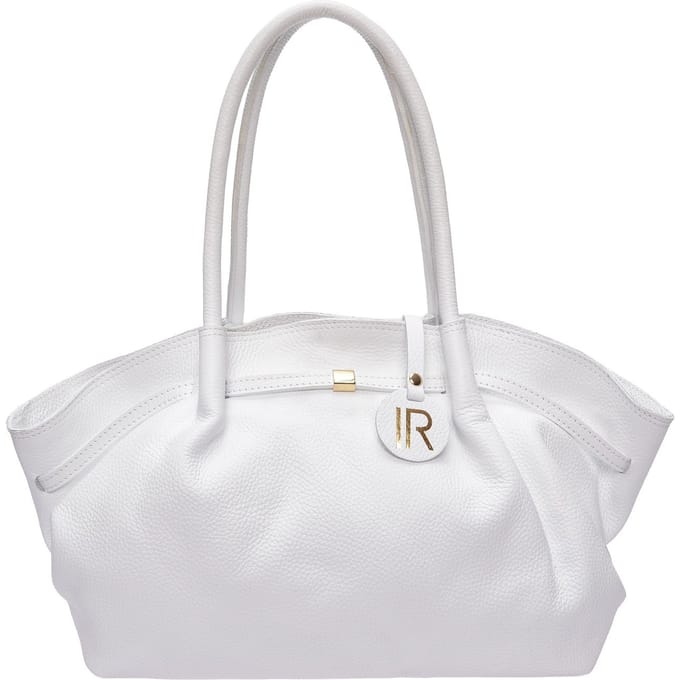 Isabella Rhea Wit Rundleer Tas