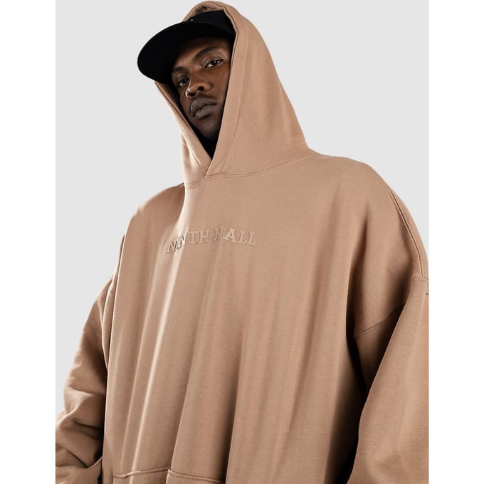 Ninth Hall Oversized Logo Hoodie bruin