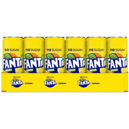 Fanta Lemon Zero 24 x 330 ml