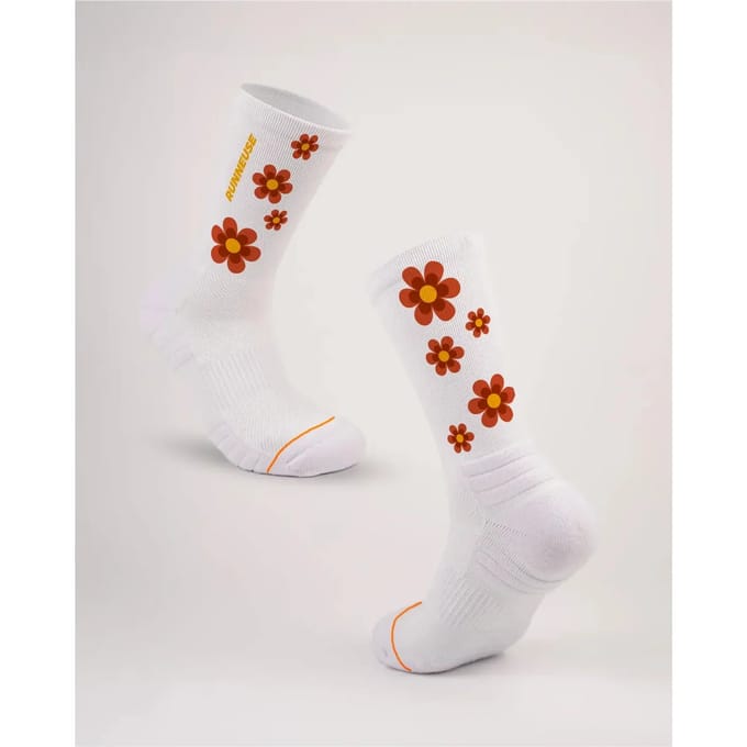 Hardloopsokken Les Frères Chaussettes Fleurs