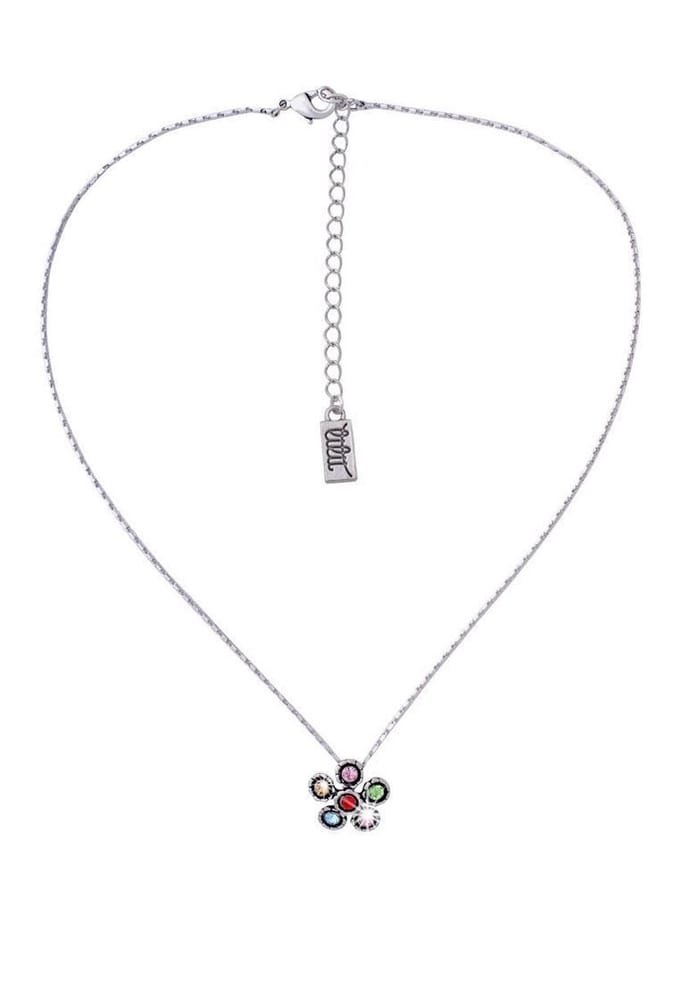 Behave - Ketting met bloemvormig hangertje - 41,5 cm