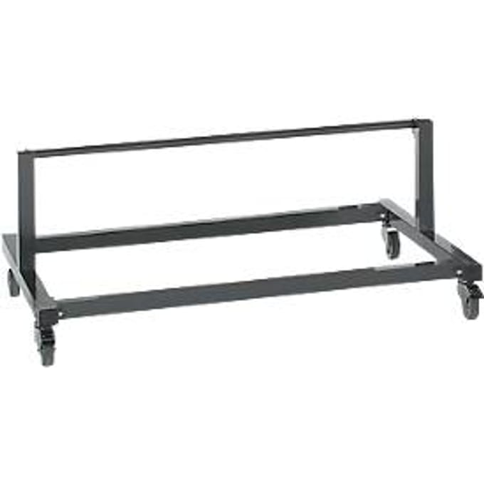Packpool-onderzettafeldispenser, voor tafelbreedte 1500 mm, rolbreedte 930 mm, staal, antraciet