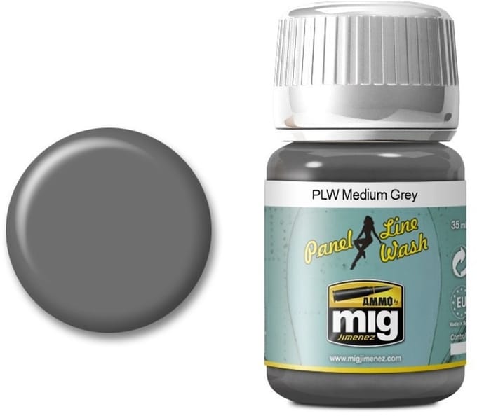 AMMO by Mig Jimenez Modelbouwdecoratie - MIG 1601 PLW Medium Grey Effecten potje