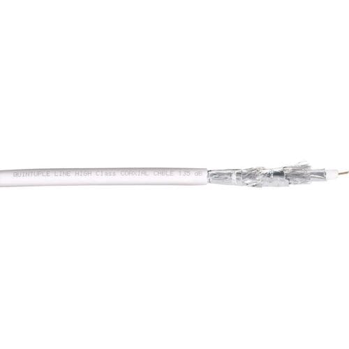 BKL Electronic 0806014/F Coaxkabel Buitendiameter: 8.20 mm 75 Ω 135 dB Wit 100 m