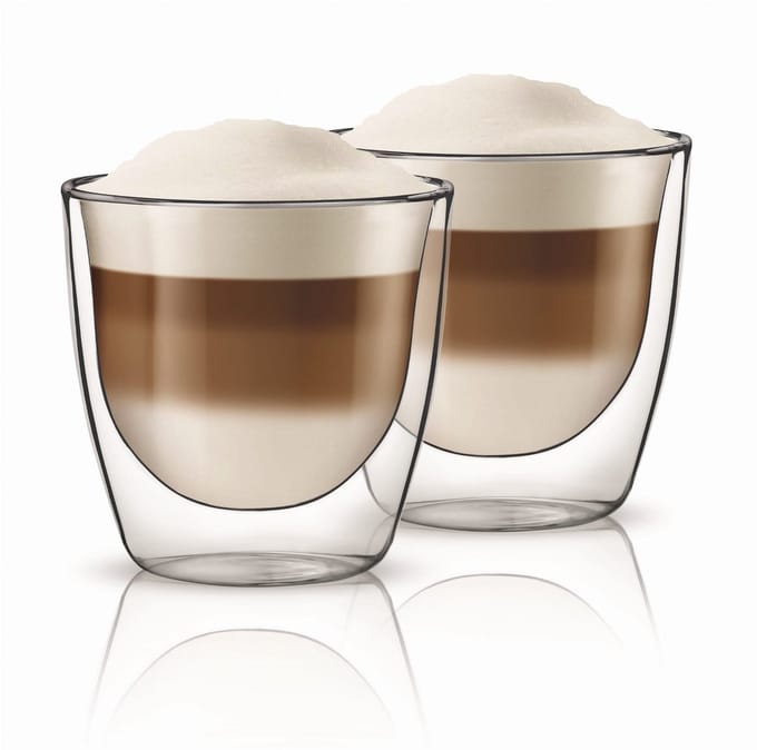 Aqualogis Serie - Thermische Glazen - 200ml - Borosilicaatglas - Isolerend
