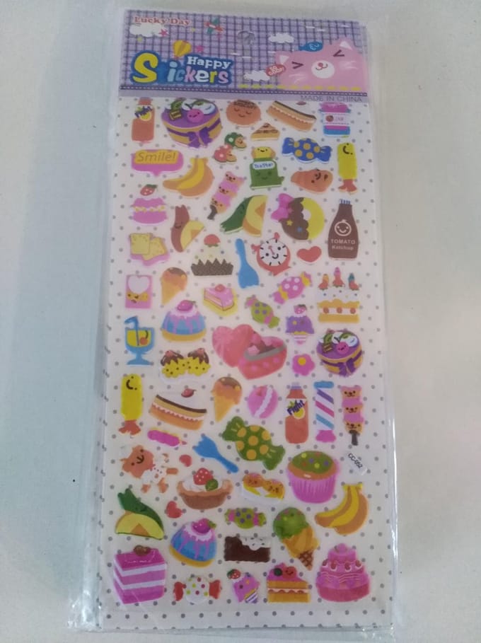 Lg-imports Stickervel Lucky Day Happy Stickers Junior Papier