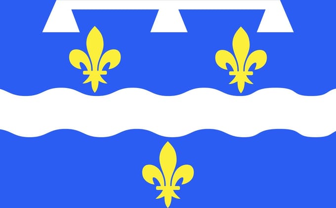 Vlag Loiret 200x300cm