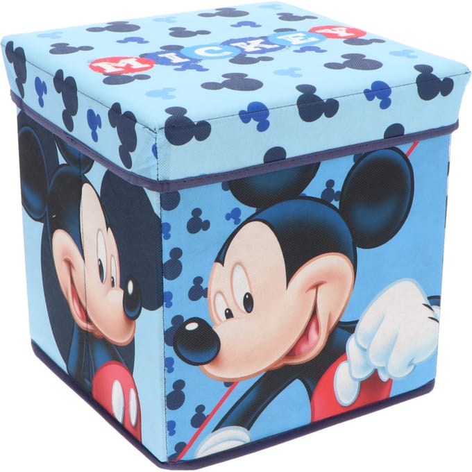 Mickey Mouse Opbergdoos - Met deksel - Stoel - Blauw - 30 cm