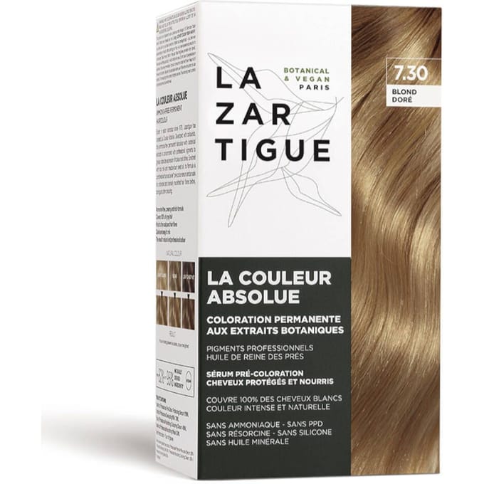 Lazartigue La Couleur Absolue Permanent Haircolour Pakket Blond Doré Set