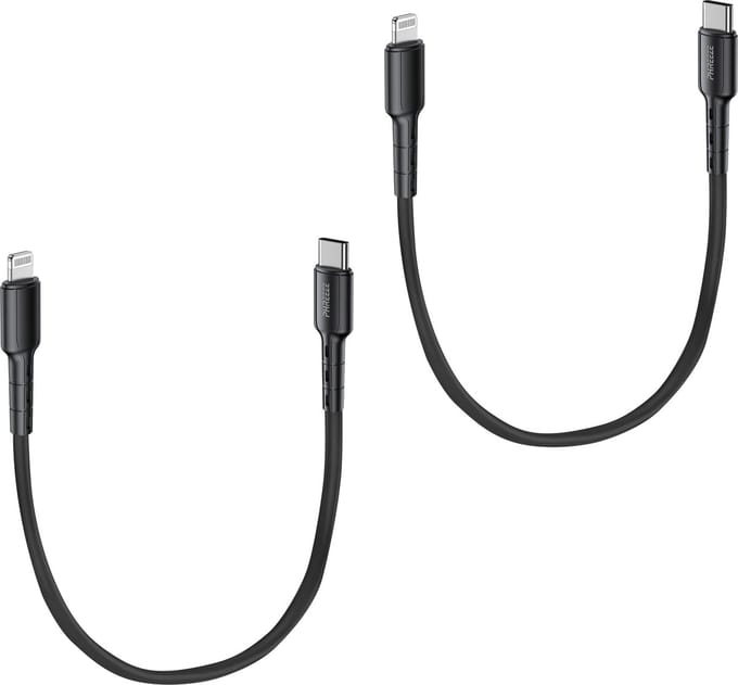 Oplaadkabel - Geschikt voor Usb C naar Lightning kabel - 30cm kort