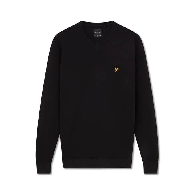 Lyle & Scott Sweaters Crew Neck Swearshirt Zwart