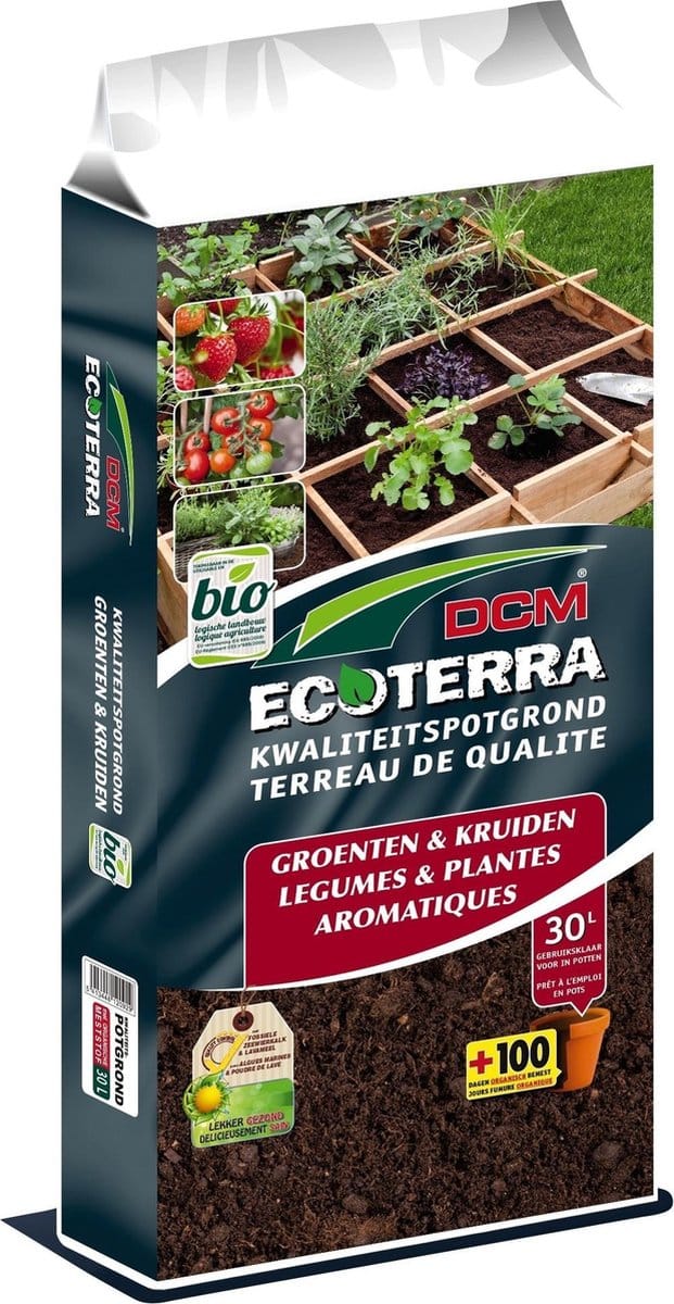 DCM ECOTERRA GROENT/KRUID 30L