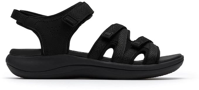 Clarks Mira Madi - dames sandaal - Zwart - maat 38 (EU) 5 (UK)