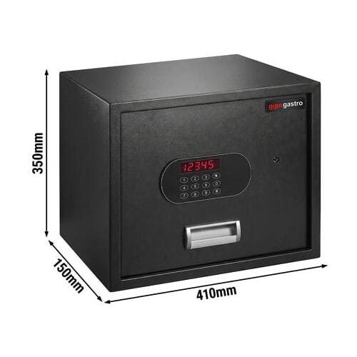 GGM Gastro Elektronischer Zimmersafe - mit LED-Display - 4 Öffnungsmöglichkeiten