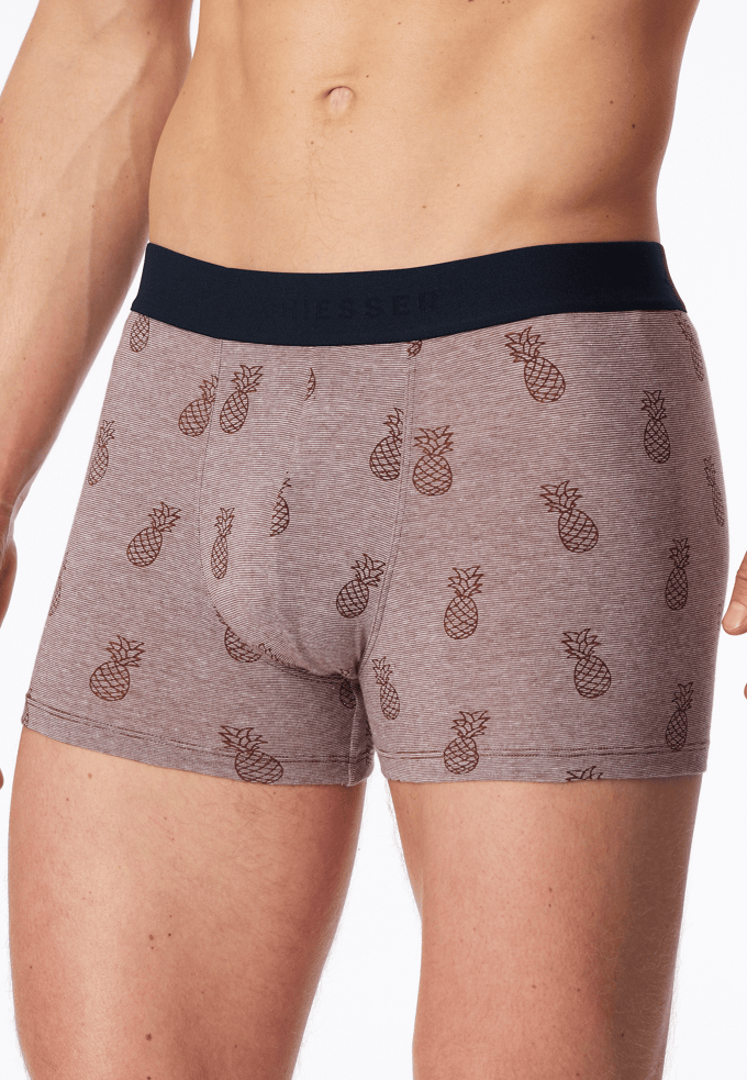 Shorts, set van 3, effen/met patroon, meerkleurig - 95/5 9
