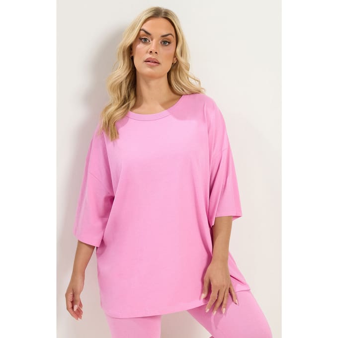 Yours Roze Oversized Boxy Tshirt Size 42