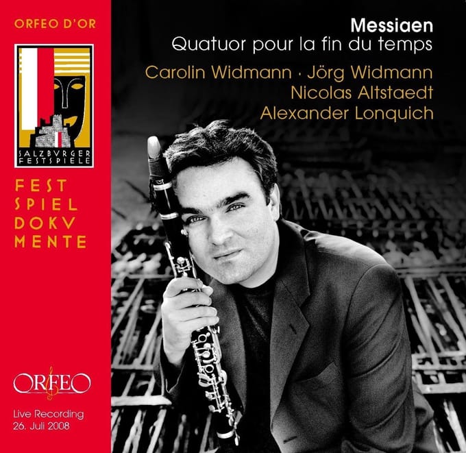 Nicolas Altstaedt, Carolin Widmann, Jörg Widmann, Alexander Lonquich - Messiaen: Quatuor Pour La Fin Du Temps (CD)