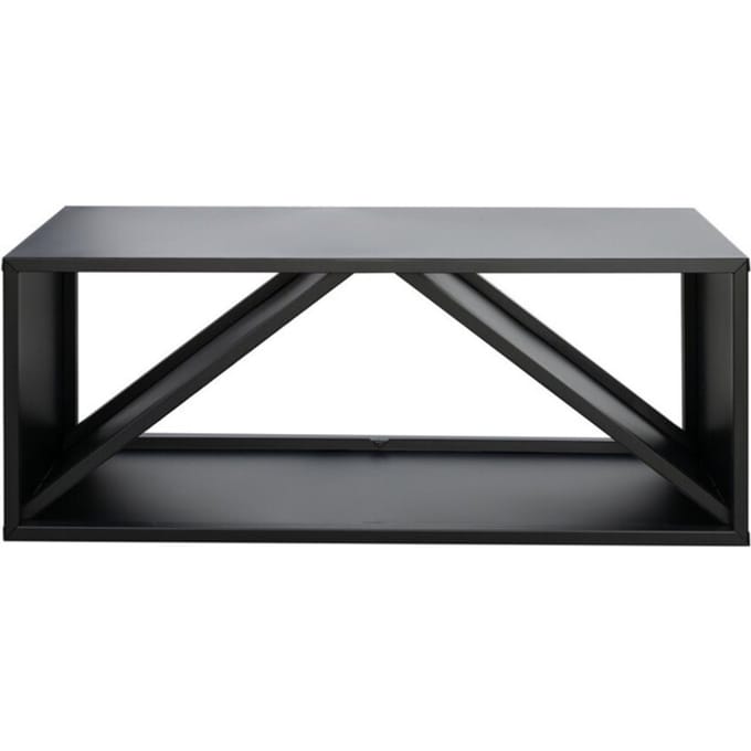 Westmann Hout Opslagrek Metaal WMLG983S - 34x104x40 cm - Zwart