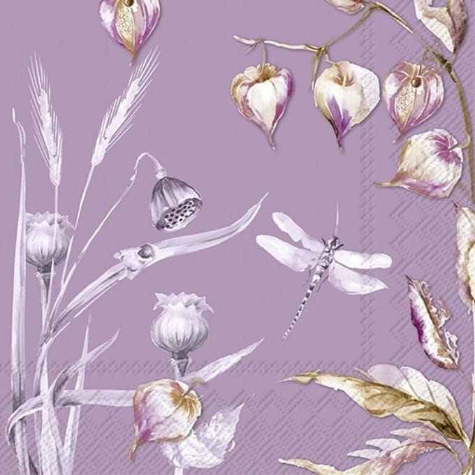 IHR - Lunch servetten - Nodin Violet