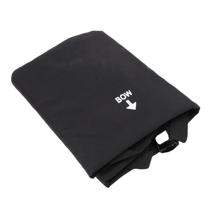Couvre-cockpit de kayak Tissu Oxford 420D Imperméable Léger Réglable Protecteur Cockpit de canoë black