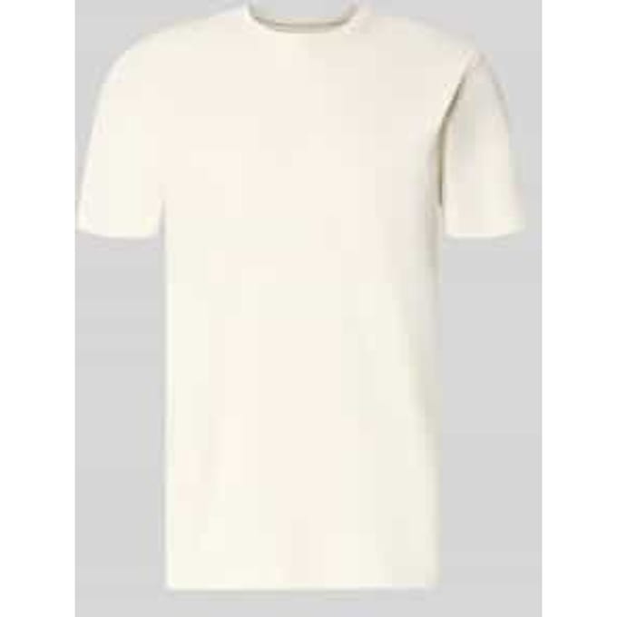 T-shirt van katoen met ronde hals