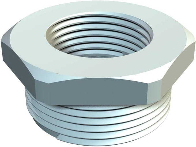 OBO Bettermann Reductie M20-M16 polyamide lichtgrijs RAL 7035, 2030619