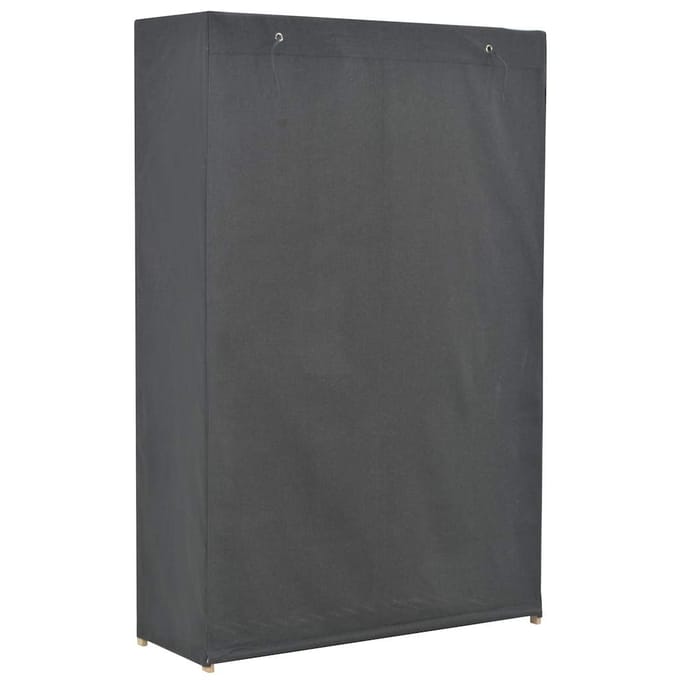 vidaXL - Kledingkast - 3-laags - 110x40x170 - cm - stof - grijs