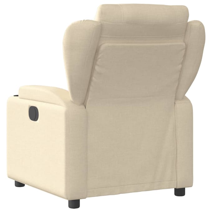 vidaXL - Relaxfauteuil - Crème - Stof