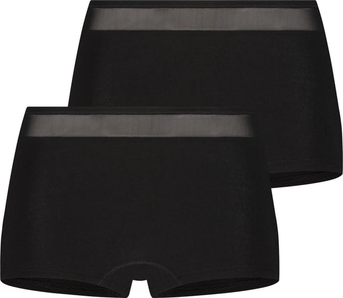 RJ Allure 2-Pck Dames Short Zwart S