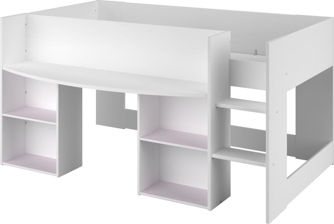 Parisot - Halfhoogslaper Pirouette - met koudschuimmatras - 90x200 - Wit
