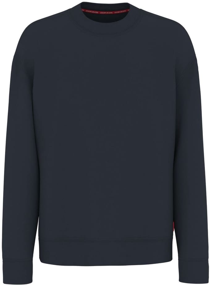 Joop! Heren Sweatshirt regular fit Blauw M Ronde Hals Volwassenen