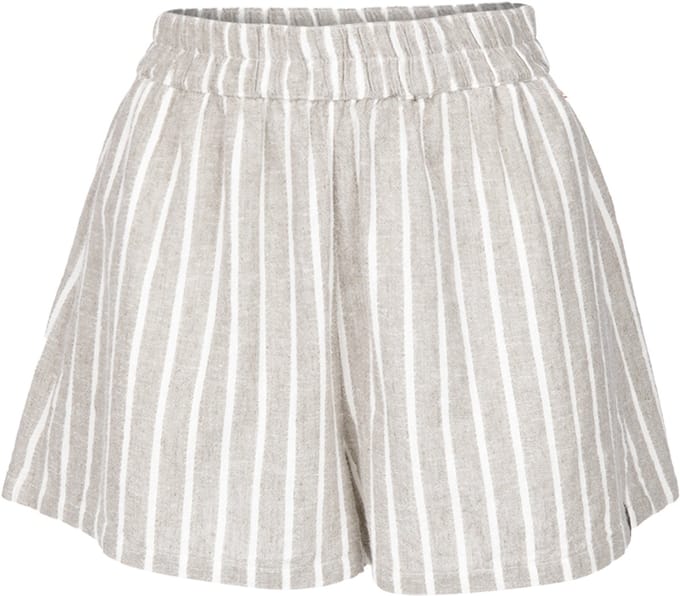 Brunotti - Ize-Stripe - Korte Broek Snow - 100% Viscose - Korte Broek Dames - Loose Fit - XXL