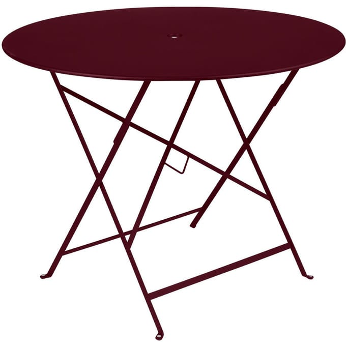 Fermob BISTRO klaptafel rond - B9 zwarte kers - Ø 96 cm