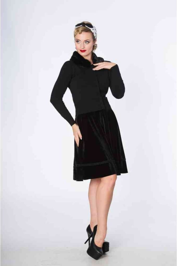 Dancing Days - BOW DREAMING Cardigan - M - Zwart