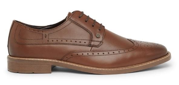 Lambretta Stockton Leren Heren Tan Veterschoenen