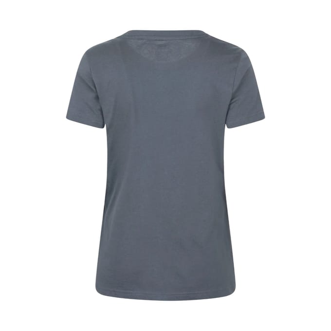 Mountain Warehouse Dames Oban Borstprint Relaxed Fit T-Shirt (Donkerblauw)