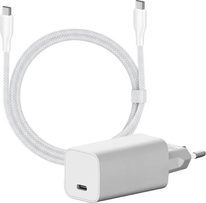 Snellader met usb-c kabel 2 meter - 65 Watt - Geschikt voor Dell, HP, MacBook, Samsung, iPhone 16 etc