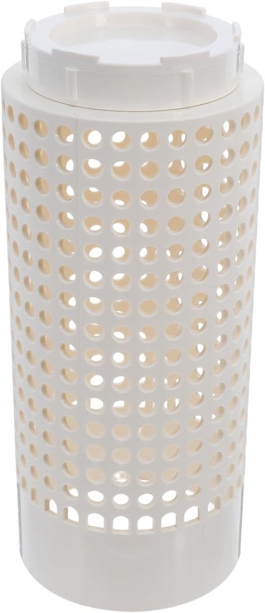 Compostbak - Wormenbak starter - Afval verwerken - Ventilatie gaten - 26 cm - Wit