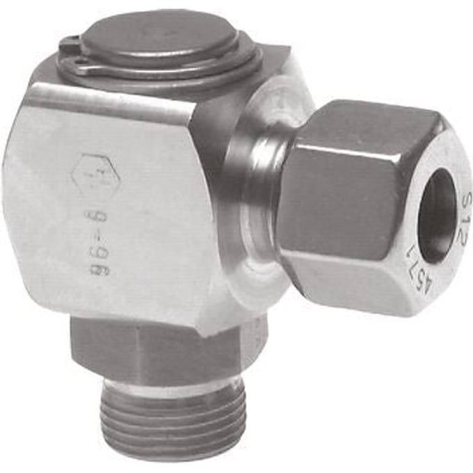 10S & M16x1.5 RVS Swivel Joint Snijringkoppeling Buitendraad DN 6400bar FKM Draaibaar ISO 8434-1