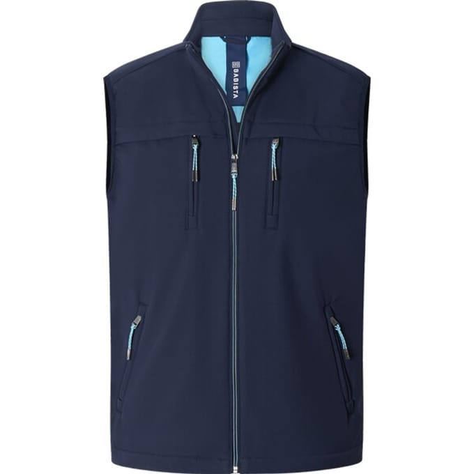 Babista herren Softshellbodywarmer - 56 - donkerblauw - Plus Size