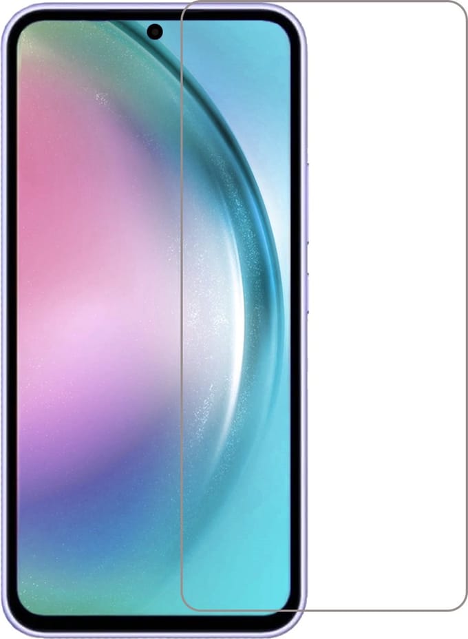 Screenprotector Geschikt voor Samsung Galaxy A54 - Extra Sterk - Beschermglas - Gehard Glas - Tempered Glass - Screen Protector